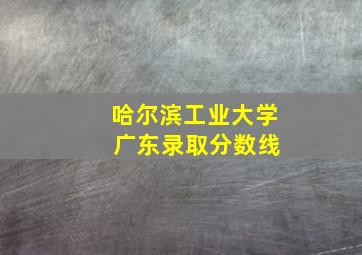 哈尔滨工业大学 广东录取分数线